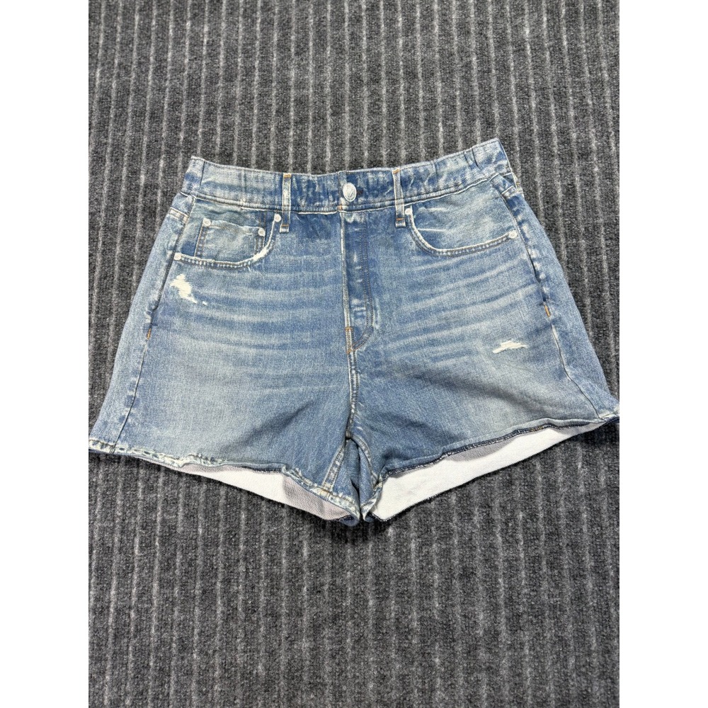 Rag & Bone Miramar Shorts Large Denim Print 100% Cotton Casual Travel RelaxedFit